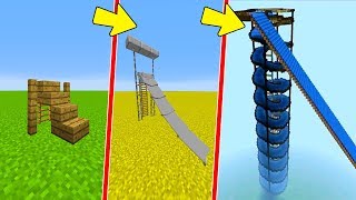 DE TOBOGAN NOOB A TOBOGAN PRO EN MINECRAFT CON KIRON !! EL TOBOGAN MÁS ALTO DE MINECRAFT