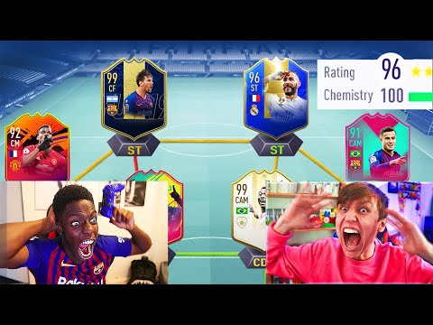 196 RATED!! WORLD RECORD *PRANK* FULL RAINBOW FUT DRAFT!! (FIFA 19)