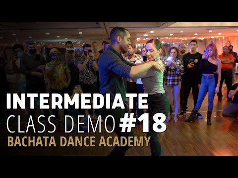 Intermediate Bachata Combination - Class Recap #18 - Demetrio & Nicole - Bachata Dance Academy