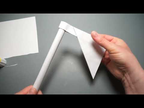 How to make a paper axe | paper axe for knights | making paper weapons | simple instructions