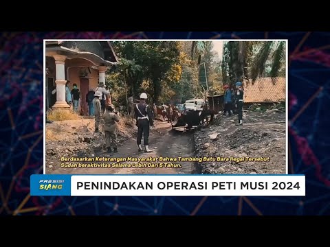 PENINDAKAN TAMBANG BATU BARA ILEGAL DI TANJUNG ENIM