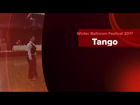 Elegance in Motion: Winter Ballroom Festival 2017 Tango Competition