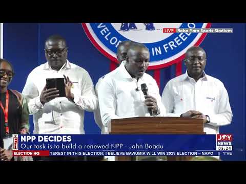 Today is not a day of victory but a day of responsibility and great unity – John Boadu