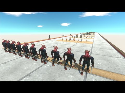 12 stages of Al Faction vs Infernals - Animal Revolt Battle Simulator