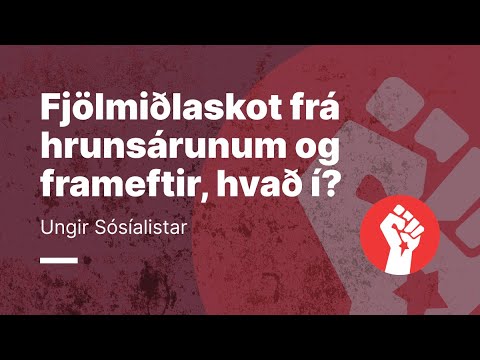 Rauður raunveruleiki – Fjölmiðlaskot frá hrunsárunum og frameftir, hvað í?