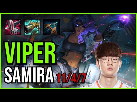VIPER - SAMIRA vs SHEN ADC - KR Challenger - Patch 11.7