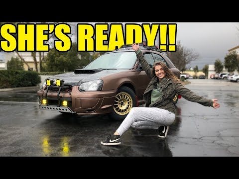The Rally Wagon's AGGRESSIVE New Face Lift! Installing off-road lights!