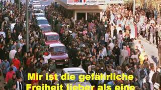 Freiheit Mauerfall 9.11.1989