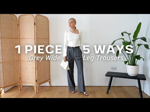 STYLING GREY WIDE-LEG TROUSERS FOR EVERY OCCASION | 1...