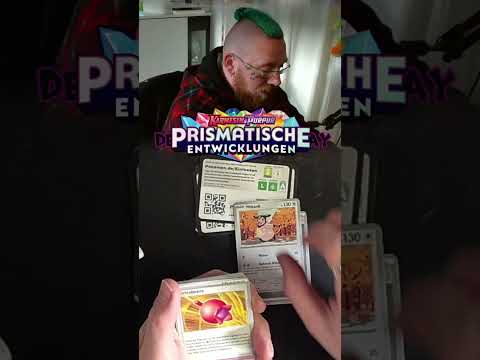 Prismatische Entwicklungen TTB ETB Pokemon Booster 4 Unboxing deutsch