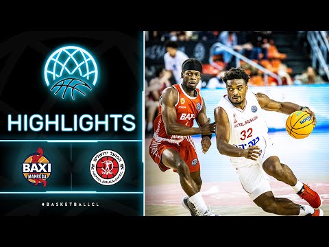 BAXI Manresa v Hapoel Jerusalem - Highlights | Basketball Champions League 2021-22