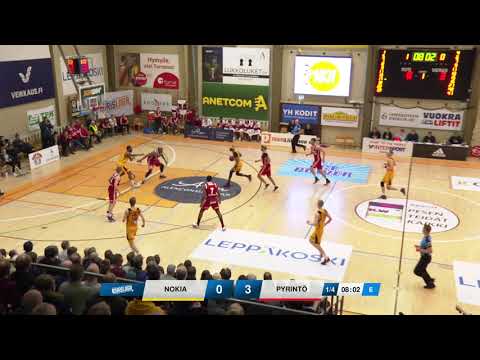 Larry Anderson first points as a BC Nokia player | vs. Pyrintö 5.2.2020