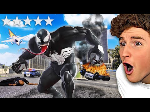 Playing As VENOM In GTA 5.. (RAMPAGE)
