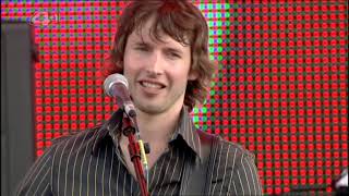 James Blunt - Interview + You`re Beautiful Wireless Festival 2005