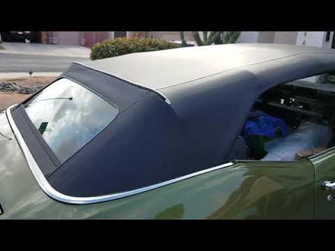 Convertible top install