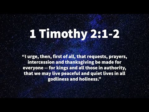 Men Bible Study - 1 Timothy 2: 1-2