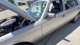 1986 Mercedes-Benz 420 SEL Start Up & Idle