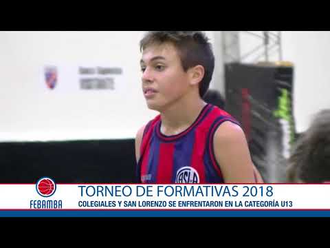 Colegiales vs San Lorenzo - U13 FeBAMBA (17-05-2018)