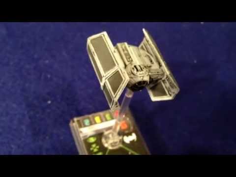 The Cardboard Dungeon: X-Wing Ship Review - TIE Advanced