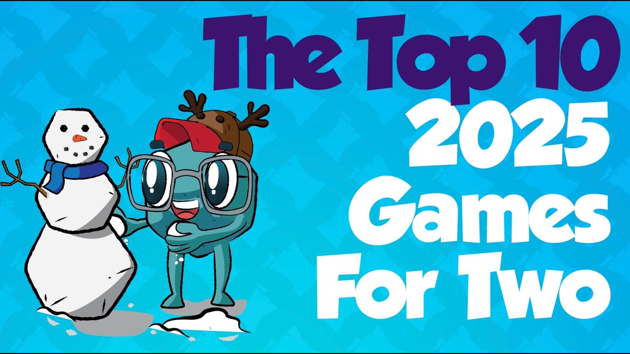 Top 10 2025 Games For 2 Players - with Zee Garcia