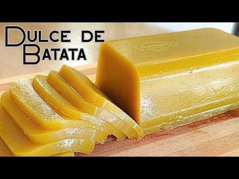 Cómo hacer DULCE DE BATATA 🍠 Ideal para postre vigilante!!!  | Libro de Recetas |