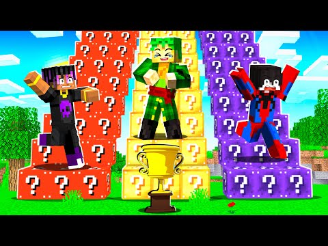 Extreme Lucky Block Race in Minecraft 🤯