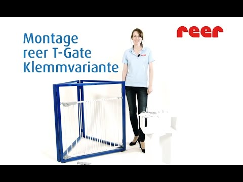 Reer T-Gate traphek klemhek en schroefhek 73-106cm Wit