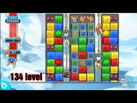 Pet Rescue Saga level 134||Rescue 3 Pets Gets 3000 points||