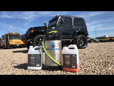 Wash & CLAY in DIRECT SUNLIGHT with a Detail Keg