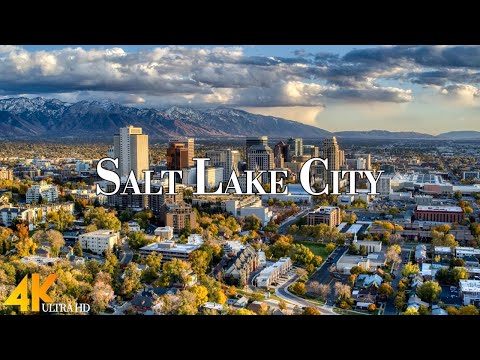 Salt Lake City, Utah 4K Ultra HD • Stunning Footage, Scenic Relaxation Film with Calming Music.
