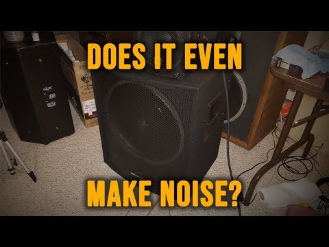 THE CHEAPEST PA SUBWOOFER EVER!? (MCM 55-10325 Review)