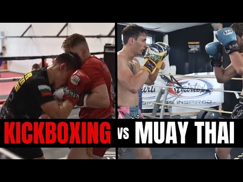 Hard Sparring Muay Thai Vs Kickboxing Comparison