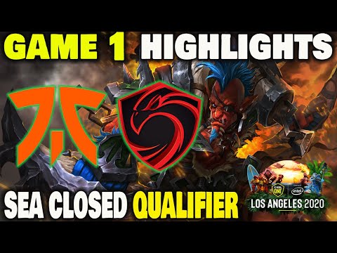FNATIC VS CIGNAL ULTRA GAME 1 ESL One Los Angeles 2020 SEA Closed Qualifier