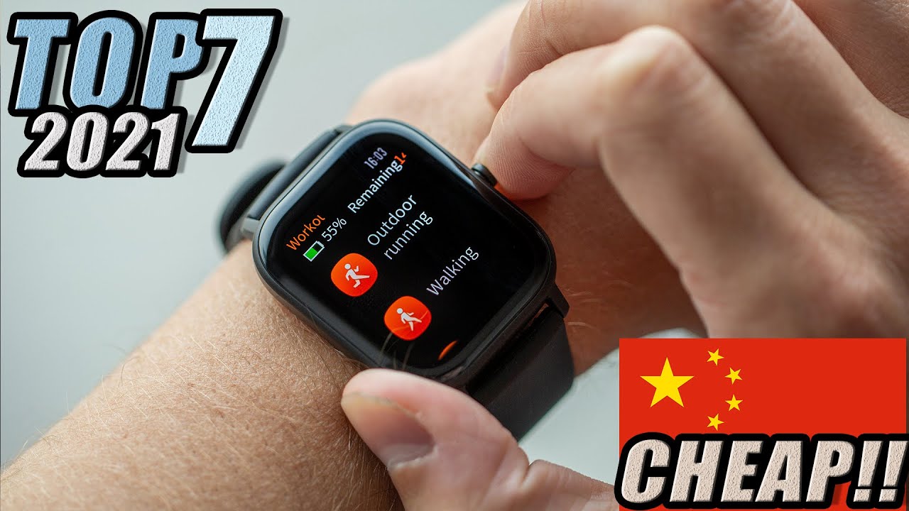 Top 7 Cheap Chinese Smartwatches with Long Battery Life 2021