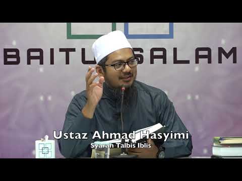 20190712 Ustaz Ahmad Hasyimi : Syarah Talbis Iblis