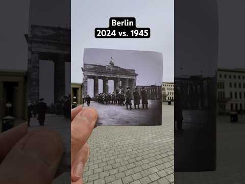 THEN & NOW – Berlin: Berlin History old photos of WW2 #berlin #timetravel #thenandnow #ww2