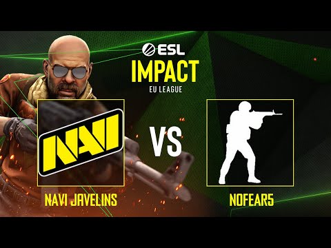 NAVI Javelins vs NOFEAR5 | Map 1 Dust2 | ESL Impact League Season 2 - Europe -
