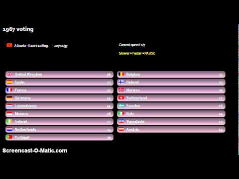 'Song of Songs' contest - 1967 voting (part1).avi