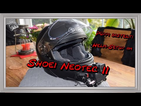 Mein Helm-Setup am Shoei Neotec II