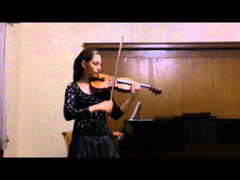 Martina Dimova - P.Vladigerov - Rachenitsa for violin and piano