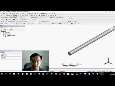 basic ANSYS FLUENT tutorial flow in pipe (part 2): making mesh using ANSYS Meshing