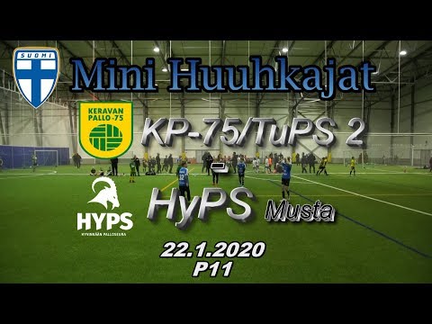 Mini Huuhkajat P11 KP-75/TuPS 2 vs HyPS Musta 22.1.2020
