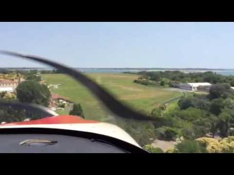Landing at Venice Lido airfield (LIPV)