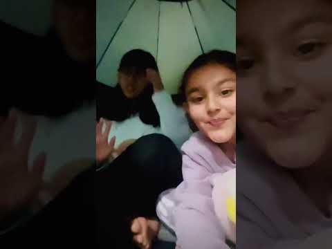 Last to leave the play tent wins ….. yanaz and mirayaaz adventurez 