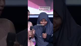 Download lagu Perjuangan dede april buat keluarganya, semoga dede juara ya de april #dangdutacademy7 #feedshorts mp3