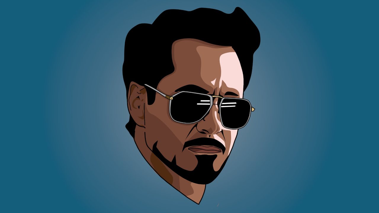 Speed art | GIMP cartoon with mouse