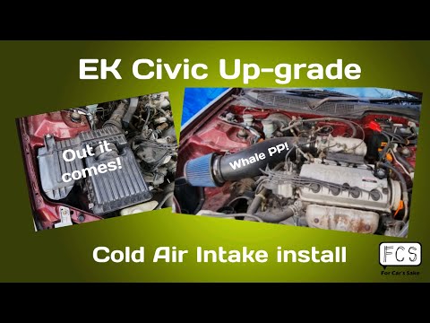 How to install Cold/Short Arm Air Intake on EK Civic
