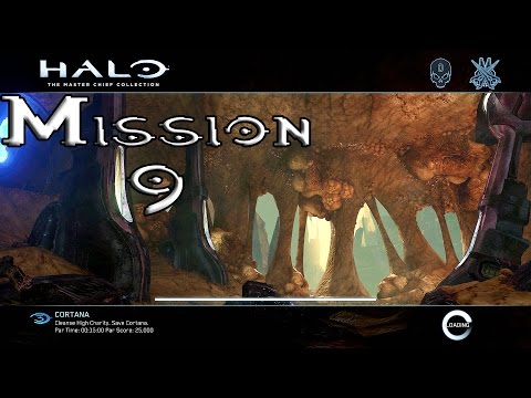 Halo 3 - Cortana - Mission 9 Walkthrough (1080p60fps) Xbox One MCC