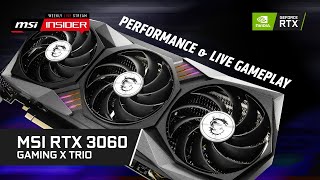 Video 1 of Product MSI GeForce RTX 3060 GAMING (X) TRIO Graphics Card