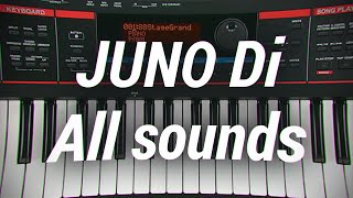Video thumbnail for Roland Juno Di synthesizer all sounds and patches by SHOX art